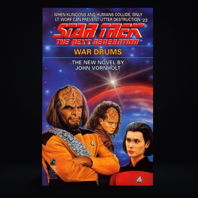 23 War Drums Star Trek The Next Generation Paperback Book image 0