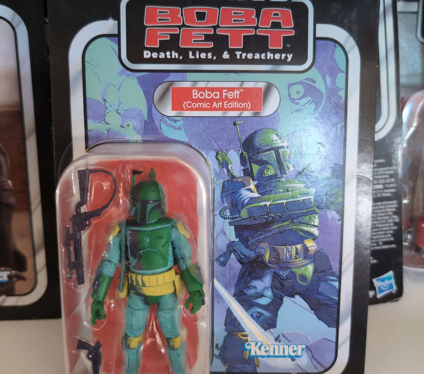 Boba Fett Comic Art Edition DLT Vintage Collection VC278 3.75" Action Figure image 0