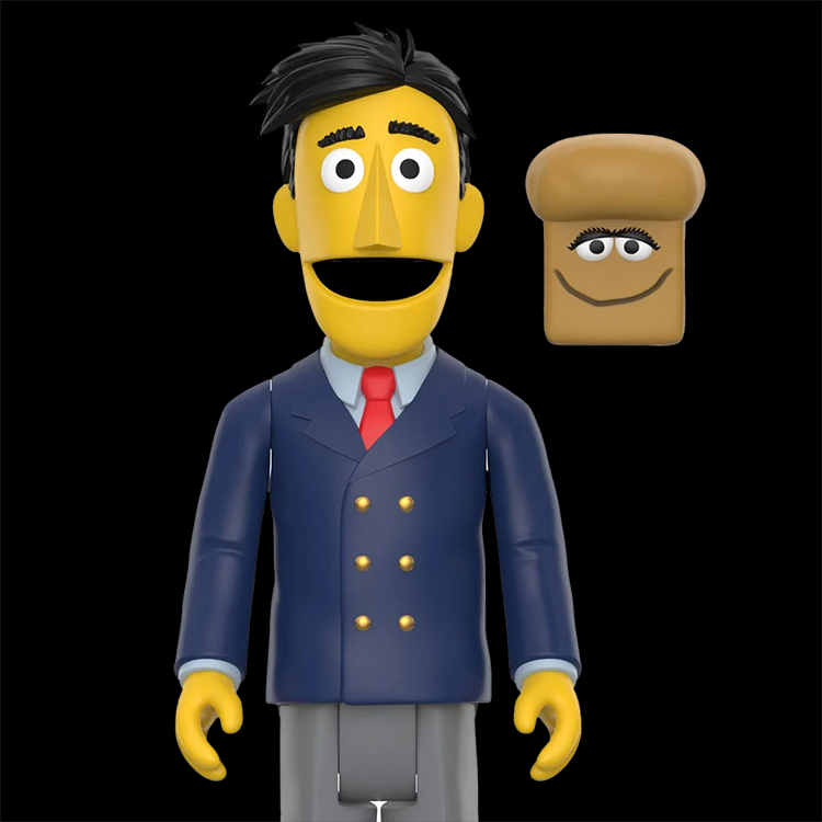 Guy Smiley Sesame Street Action Figure 3.75" Scale image 1