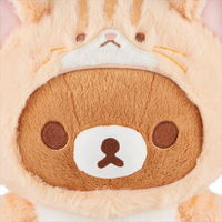 Chairoikoguma Plush in a Tan Cat Costume San-X Original image 6