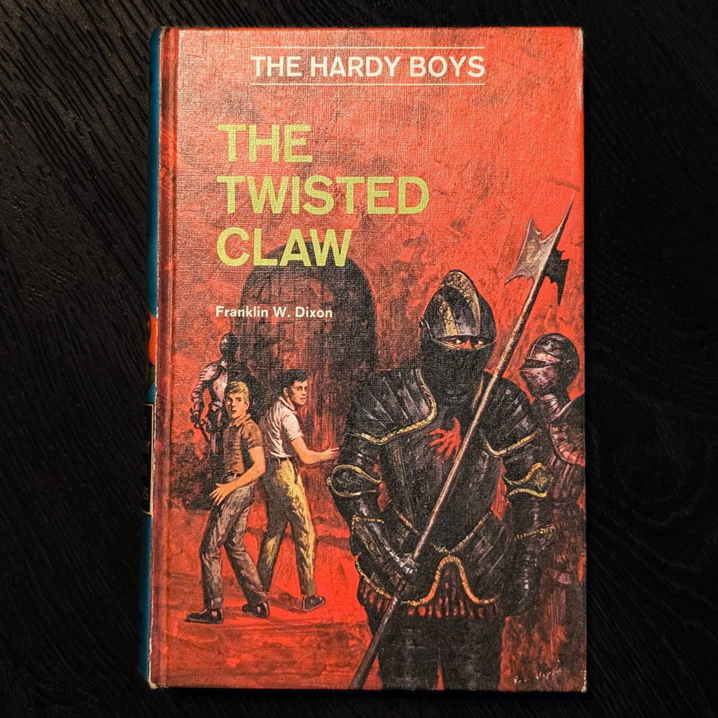 18 The Twisted Claw (1969):  Vintage Hardy Boys Book Blue-Back image 0