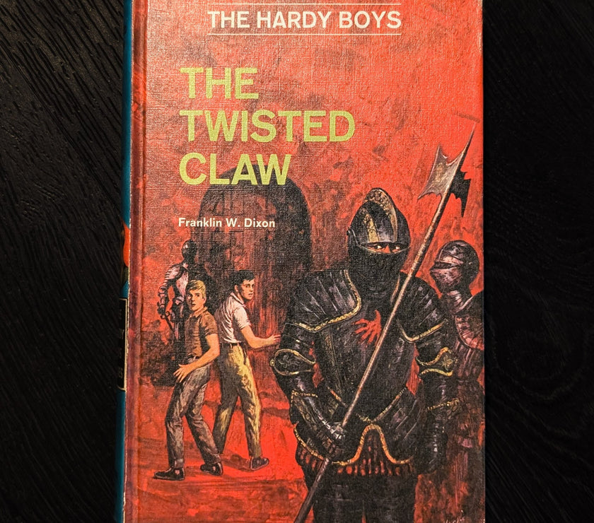 18 The Twisted Claw (1969):  Vintage Hardy Boys Book Blue-Back image 0