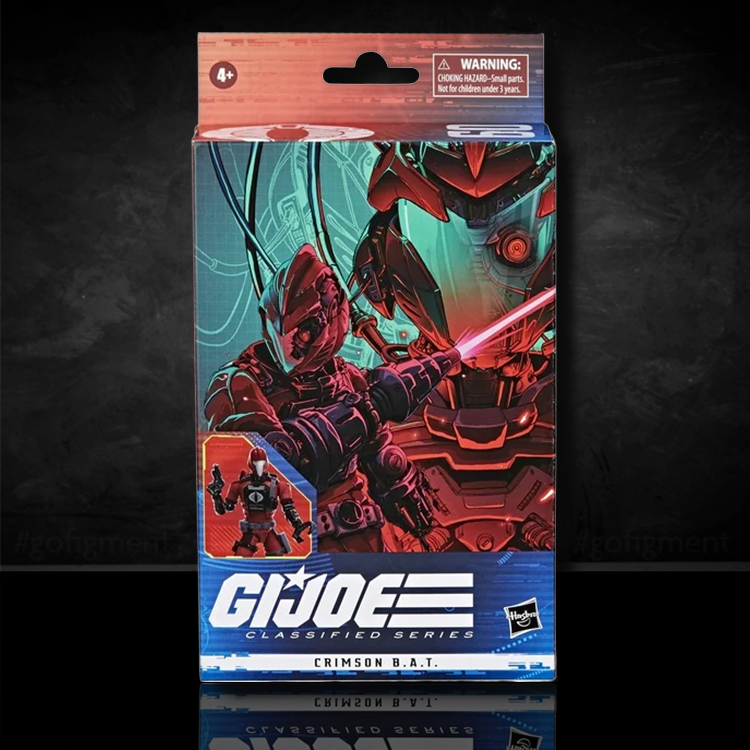 Crimson BAT Action Figure GI Joe Classified Series 6in. image 1
