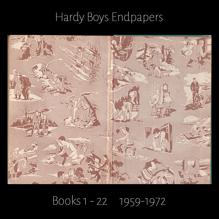 12 Footprints Under the Window (1933):  Vintage Hardy Boys Book Blue-Back image 1