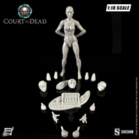 Boss Fight Studio Llc Immortal Ivory female blank action figure 1:18 scale with interchangeable heads and hands on black background