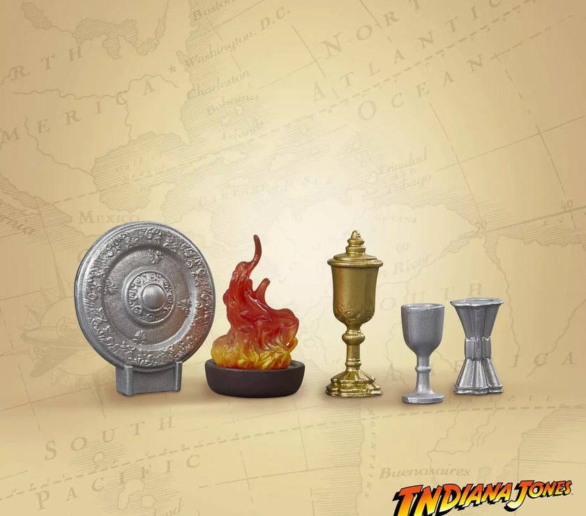 Grail Knight and Dr. Elsa Schneider Indiana Jones Adventure Series Figures image 2