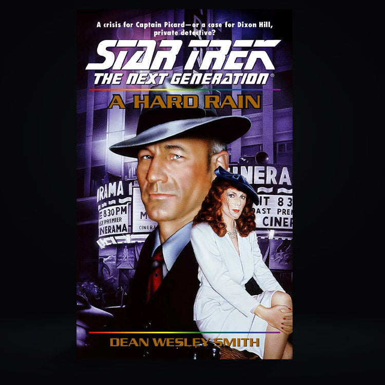 65 A Hard Rain Star Trek The Next Generation Paperback Book image 0