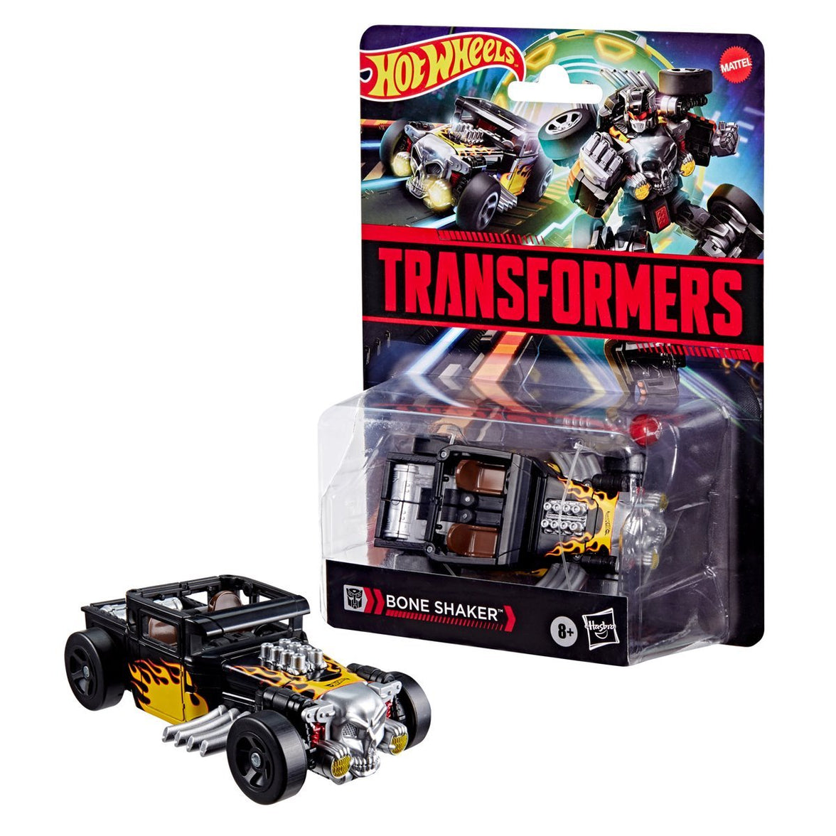 Transformers Collaborative Hot Wheels x Bone Shaker: Epic Robot to Car Action Figure