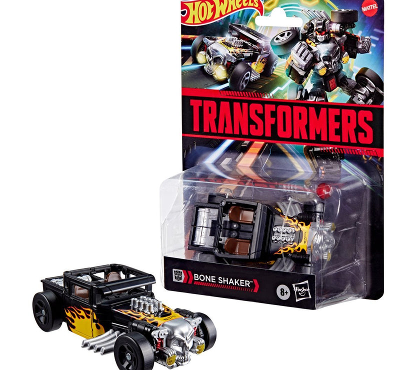 Transformers Collaborative Hot Wheels x Bone Shaker: Epic Robot to Car Action Figure