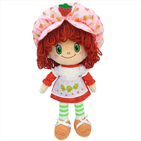 Strawberry Shortcake 14-Inch Classic Rag Doll - Soft Plush Yarn Hair image 1