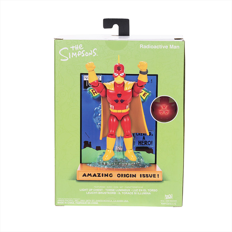 Radioactive Man Premium Action Figure The Simpsons 5in Scale image 2