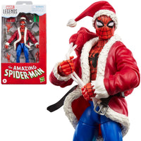 Spider-Man Marvel Legends Series Holiday Special Christmas Action Figure by Hasbro 6-Inch packaged and loose figure