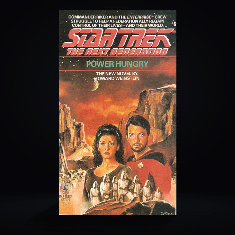 06 Power Hungry Star Trek The Next Generation Paperback Book image 0