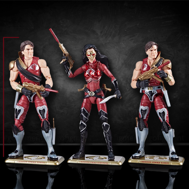 GI Joe Classified Series COBRA 3 Pack Baroness, Tomax and Xamot Lot 1:12 image 1