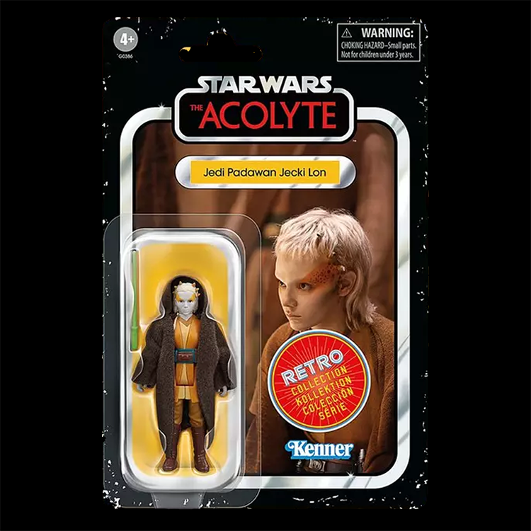 Jedi Padawan Jecki Lon Star Wars Retro Collection Acolyte Action Figure image 1