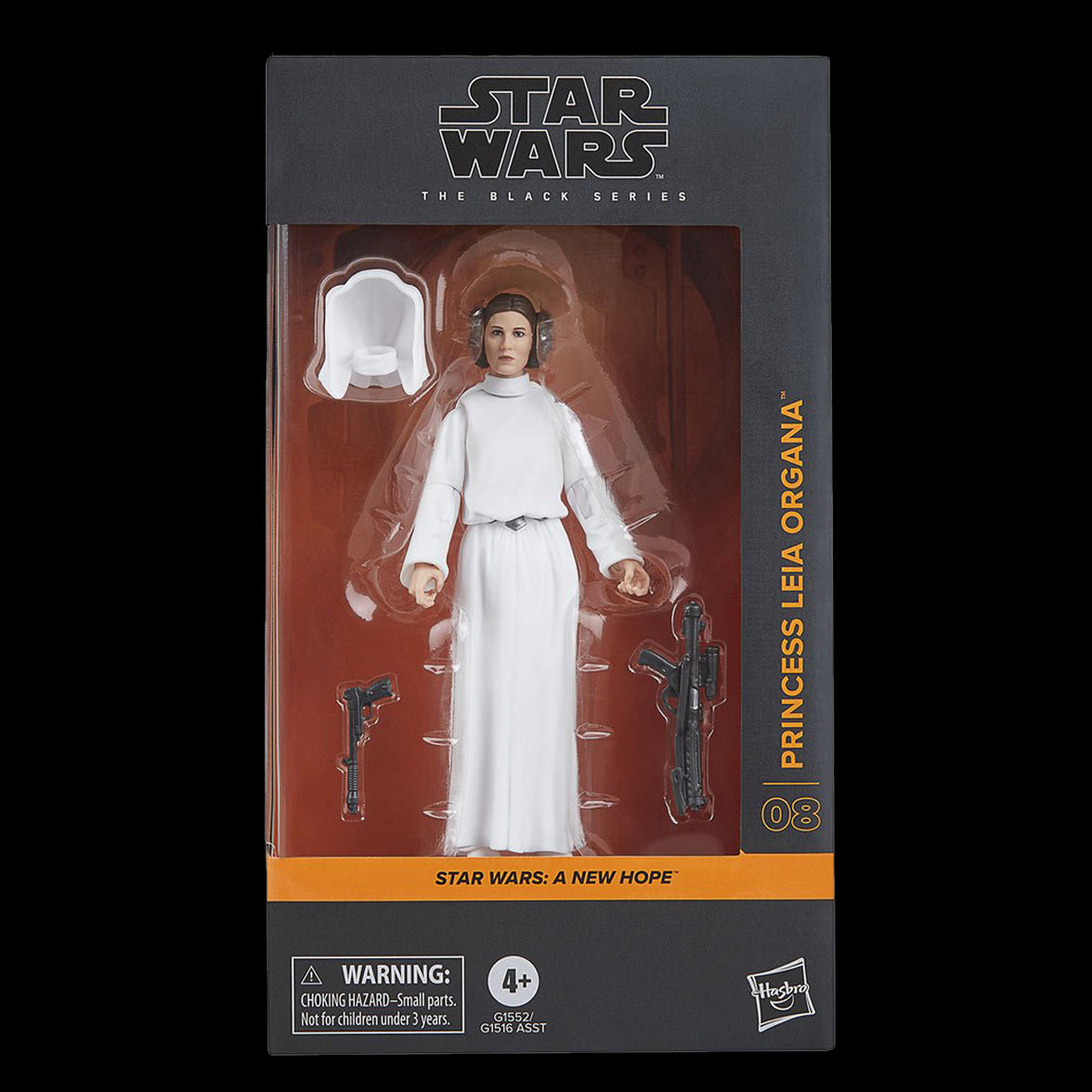 Princess Leia Organa ANH Action Figure Star Wars Black Series 1:12 Scale image 0