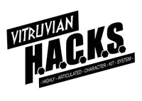 Action Figures and Collectibles by Boss Fight Studio - Vitruvian H.A.C.K.S. Action Figure: Series Z - OFFICER ZED logo design text