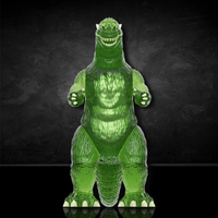Godzilla Semi Clear Green ReAction Action Figure Super7 1:18 image 1