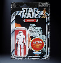 Stormtrooper Star Wars Retro Collection Action Figure 1:18 Scale ANH image 0