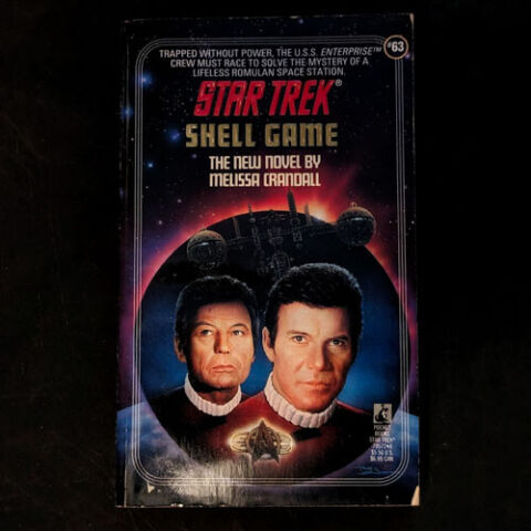 63 Shell Game Star Trek The Original Series Paperback Book image 0