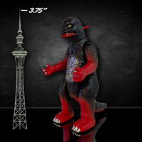 Godzilla '70s Vintage Black and Red Super7 Action Figure | 1:18 | LOOSE image 3