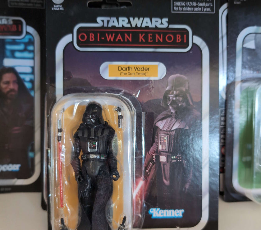 Star Wars Vintage Collection Darth Vader The Dark Times action figure with lightsaber by Hasbro.