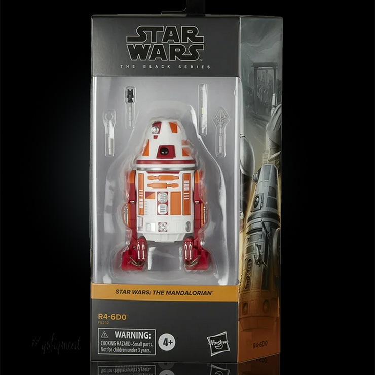 R4-6DO Astromech Droid Action Figure Star Wars Black Series 1:12 Scale image 0
