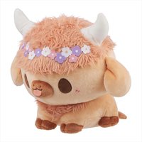 Birduyen Summer Highland Cow Plush 13" Tall image 4