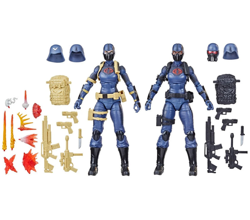 Cobra Valkyries Troopers 2 Pack GI Joe Classified Series 6in. Hasbro Authentic