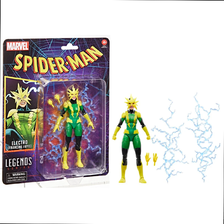 Spider-Man Marvel Legends Electro (Francine Frye) 6-Inch Action Figure image 3