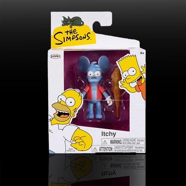 Itchy and Bart COMBO Wave 3 Action Figure The Simpsons 2.5in Scale image 1