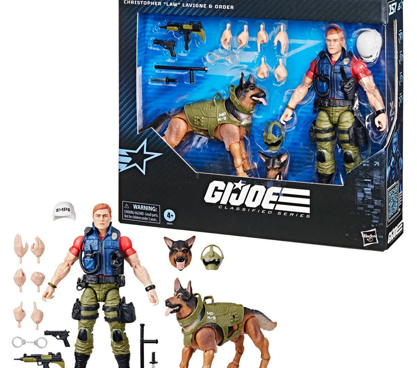 G.I. Joe Classified Series Christopher "Law" Lavigne & Order 6-Inch Action Figure