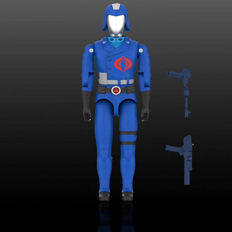 GI Joe Cobra Commander Action Figure 3.75" With O-Ring image 2