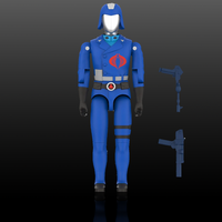 GI Joe Cobra Commander Action Figure 3.75" With O-Ring image 2