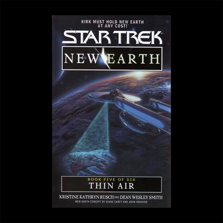93 Thin Air Star Trek The Original Series Paperback Book image 0