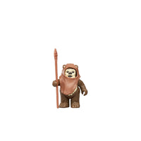 Kenner Star Wars Retro Collection Wicket W. Warrick action figure holding spear in detailed ROTJ costume