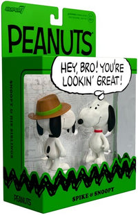 Snoopy & Spike – Peanuts ReAction Figures 2‑Pack Super7 U‑Pick Action Figure Set