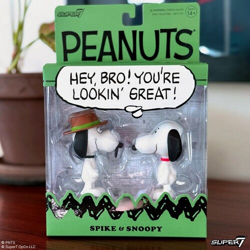 Snoopy & Spike – Peanuts ReAction Figures 2‑Pack Super7 U‑Pick Action Figure Set