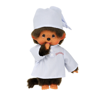 Monchhichi in Pajamas 7" Plush Toy - Classic Collectible Thumb-Sucking Monkey image 4