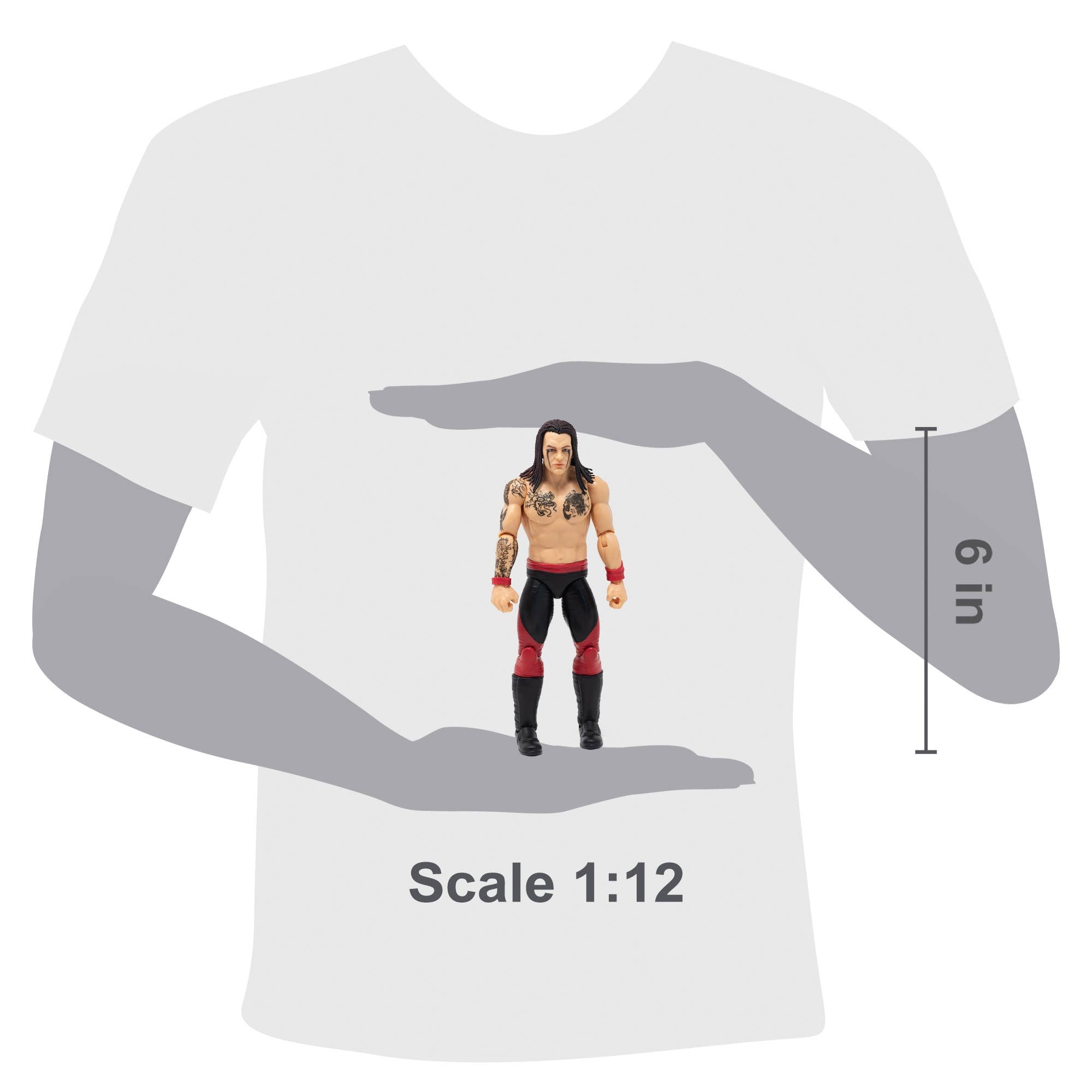 Vampiro Legends of Lucha Libre Fanaticos 6" Action Figure – Classic 90s Era (1:12 Scale)