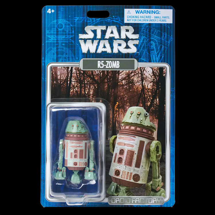 R5-Z0MB Star Wars Droid Factory 1/18 Scale Action Figure image 0