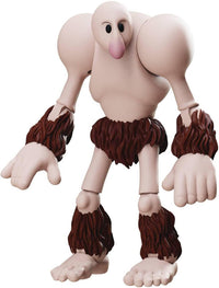Boss Fight Studio Llc The Goon Popeye Classics figure with exaggerated limbs and textured brown fur cuffs on white background