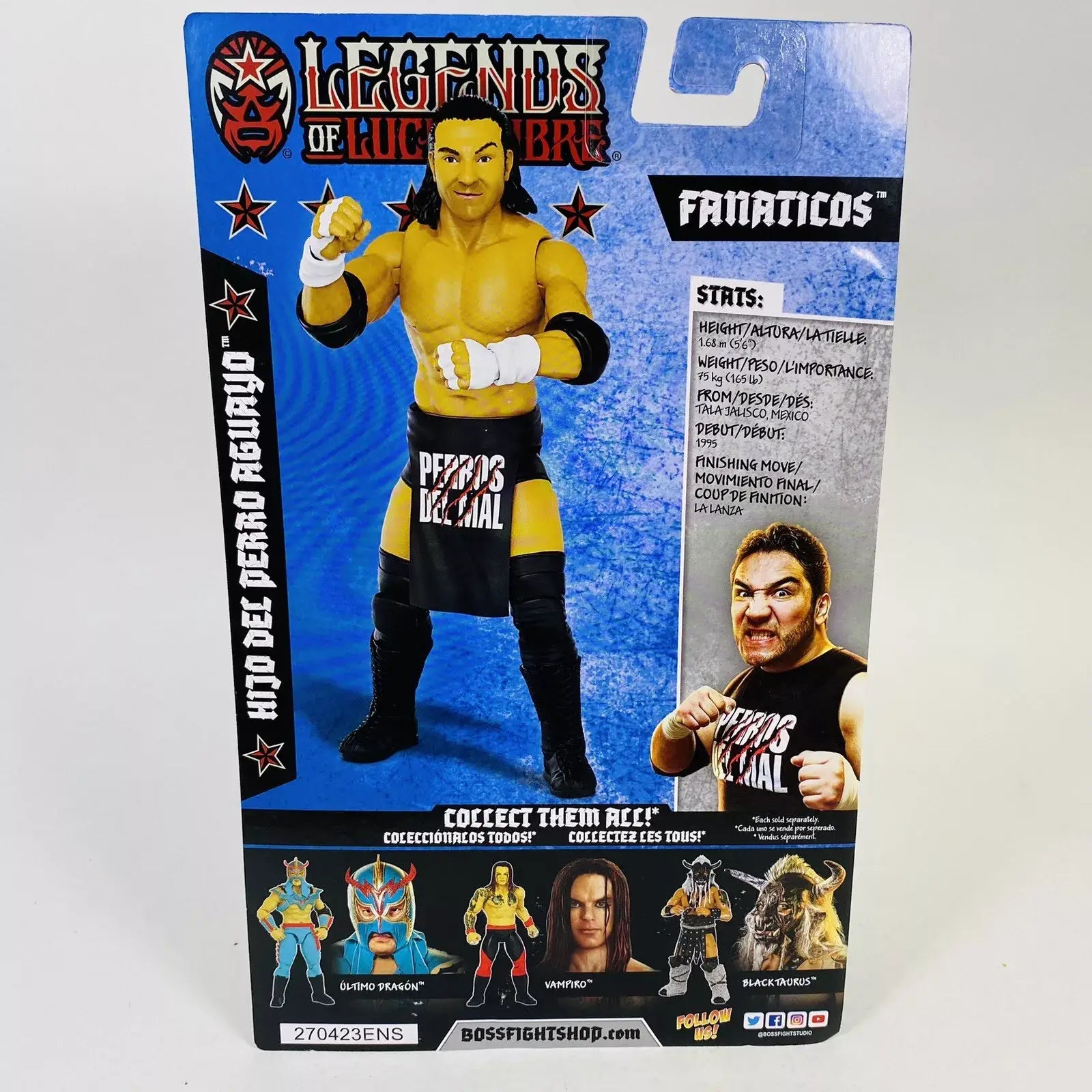Rey Fenix Legends of Lucha Libre Fanaticos 6" Action Figure – "Animo" Edition (1:12 Scale)