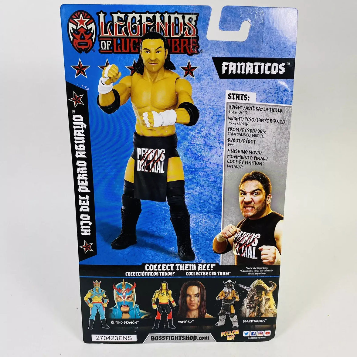 Rey Fenix Legends of Lucha Libre Fanaticos 6" Action Figure – "Animo" Edition (1:12 Scale)
