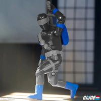 Snake Eyes Commando GI Joe Action Figure (Black) ReAction+ 1/18 image 1