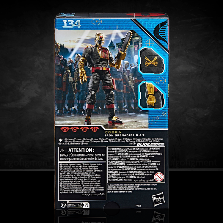 Iron Grenadier BAT Action Figure GI Joe Classified Series 6in. image 1