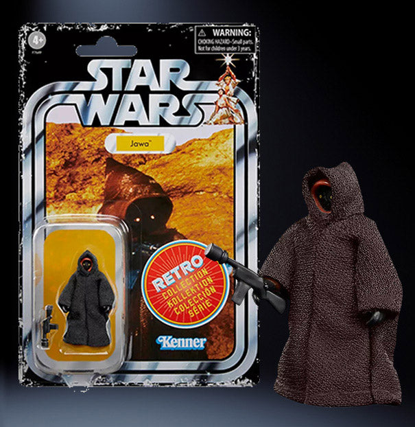 Jawa Star Wars Retro Collection Action Figure 1:18 Scale ANH image 0