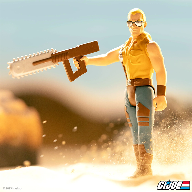 GI Joe Buzzer Action Figure 3.75" Super7 ReAction Retro Collection image 1