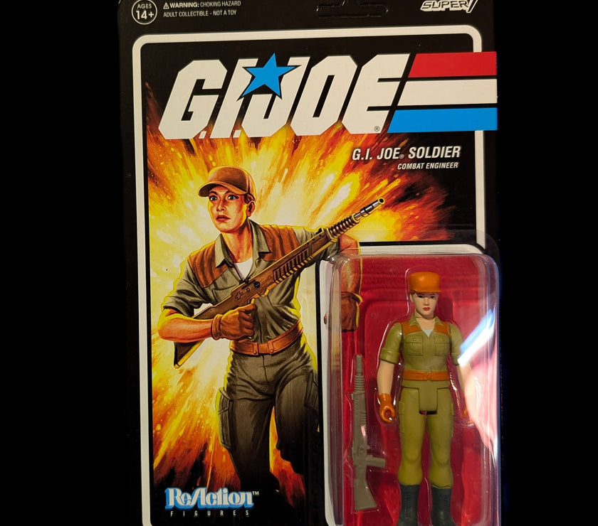 GI Joe GI Joe Female Combat Engineer Pink Short Red Hair Action Figure image 0