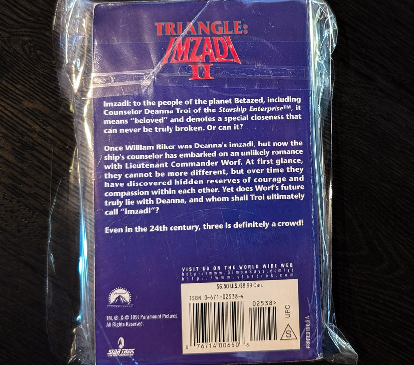 Imzadi 2: Star Trek The Next Generation Paperback Book image 1